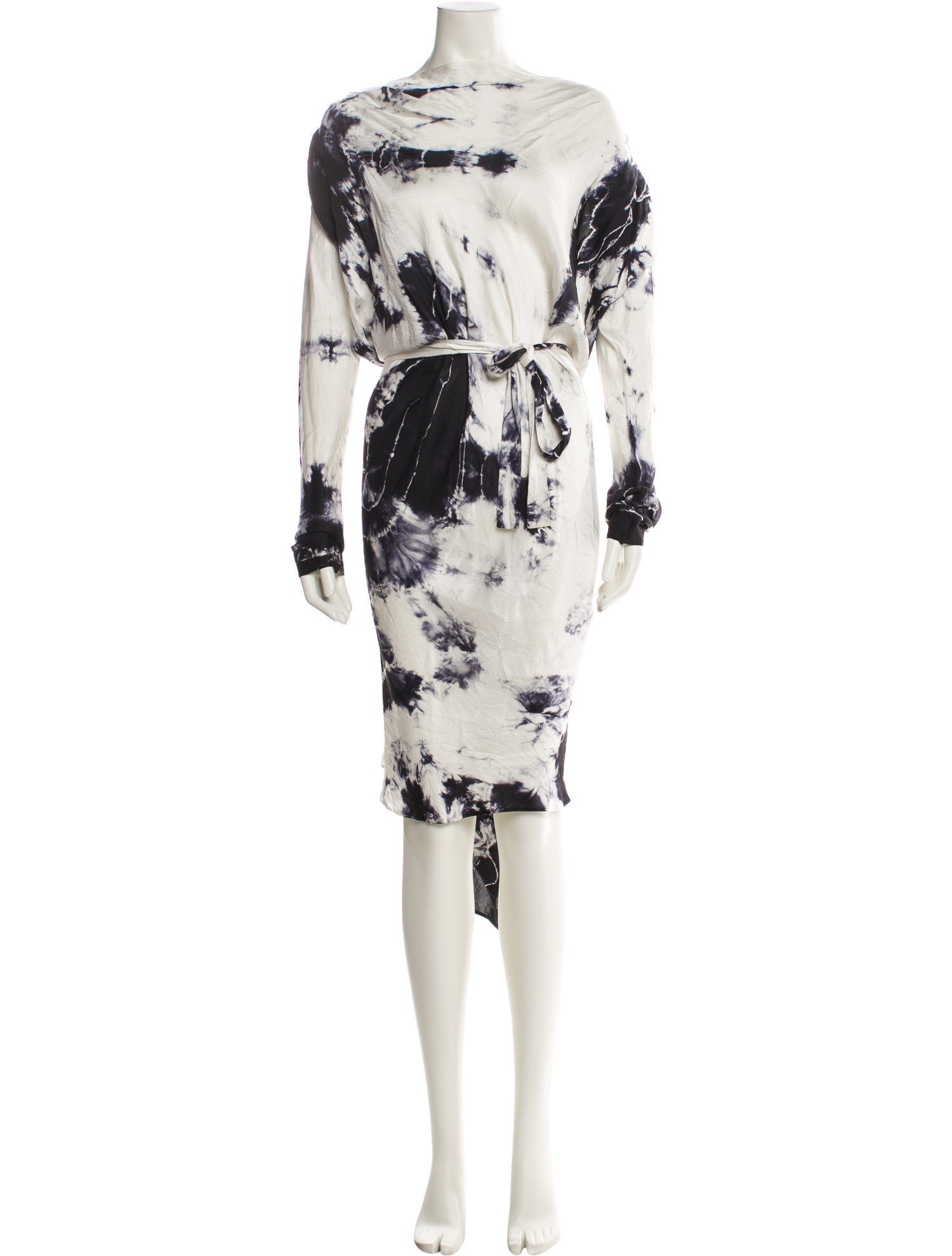 KES Silk Midi Length Dress