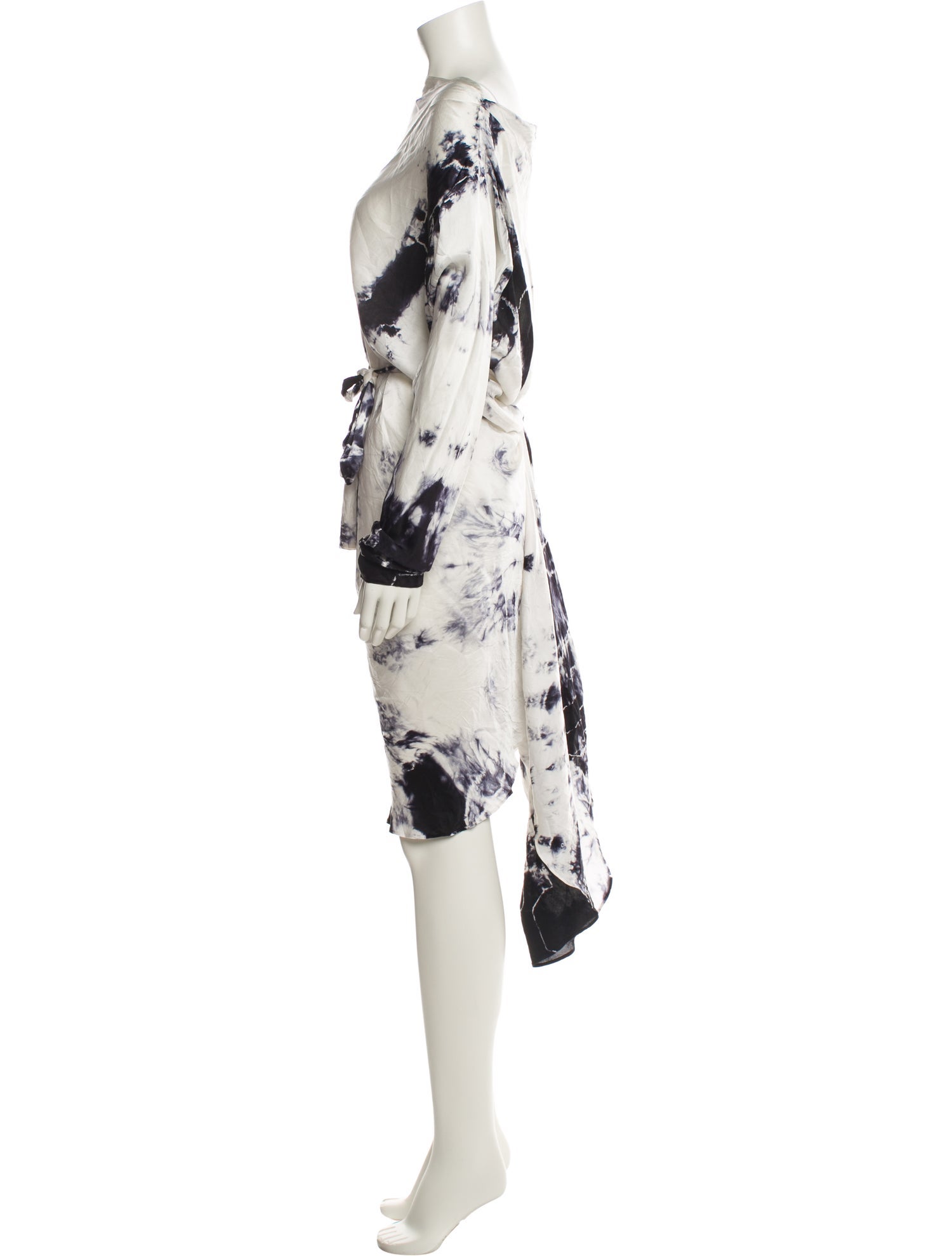 KES Silk Midi Length Dress