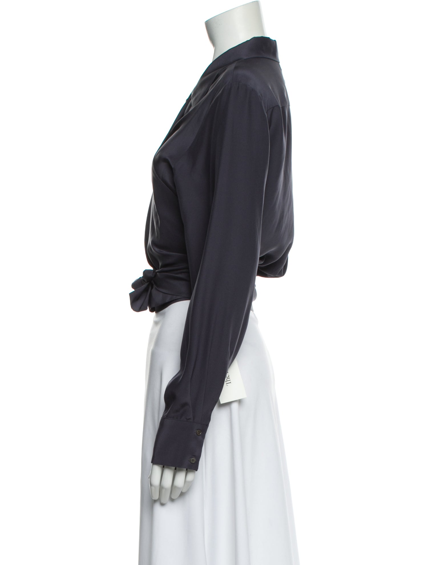 KES Silk Long Sleeve Blouse w/ Tags