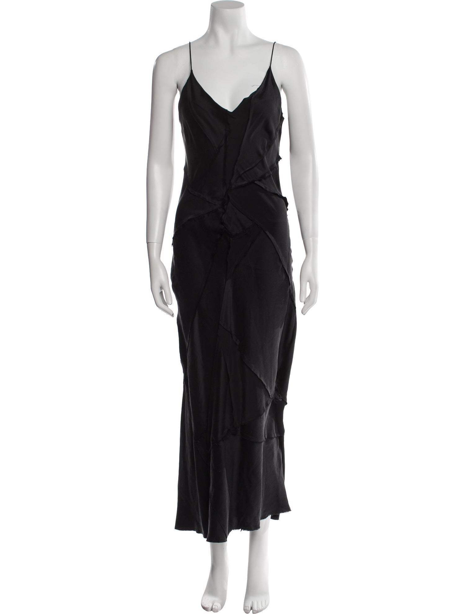 KES Silk Long Dress