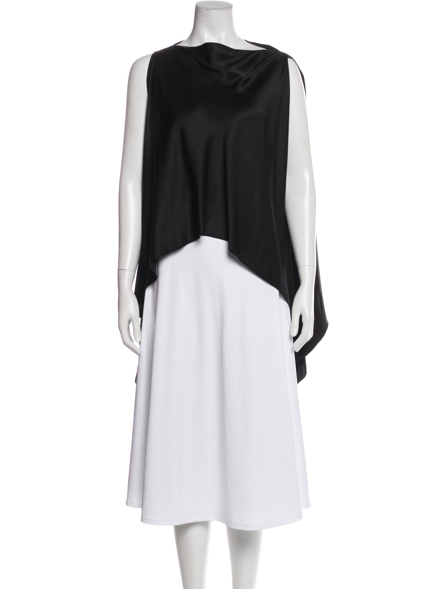 KES Silk Asymmetrical Top