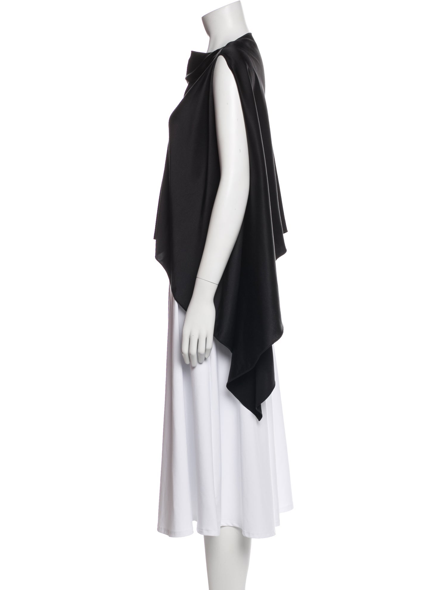 KES Silk Asymmetrical Top