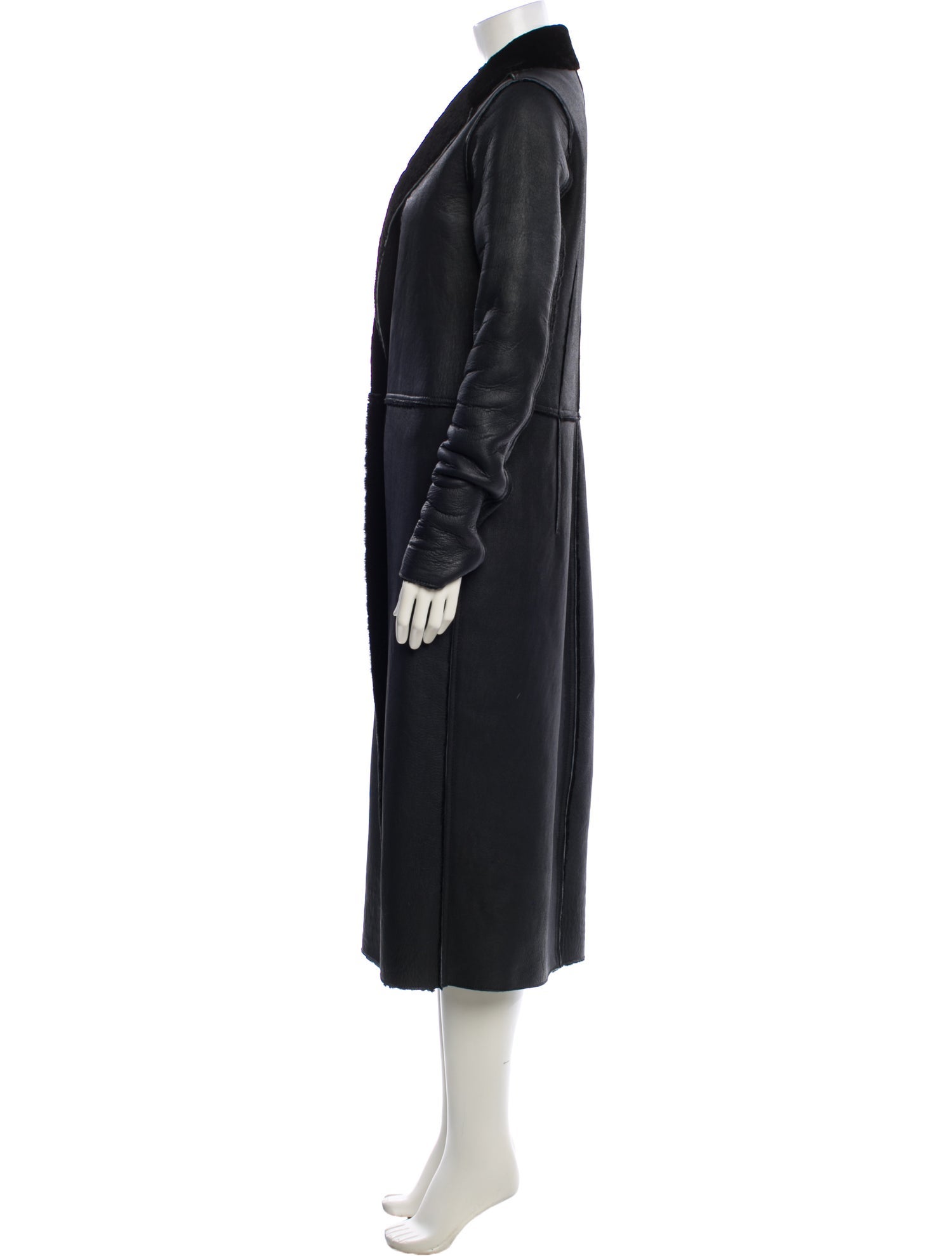 KES Shearling Faux Fur Coat