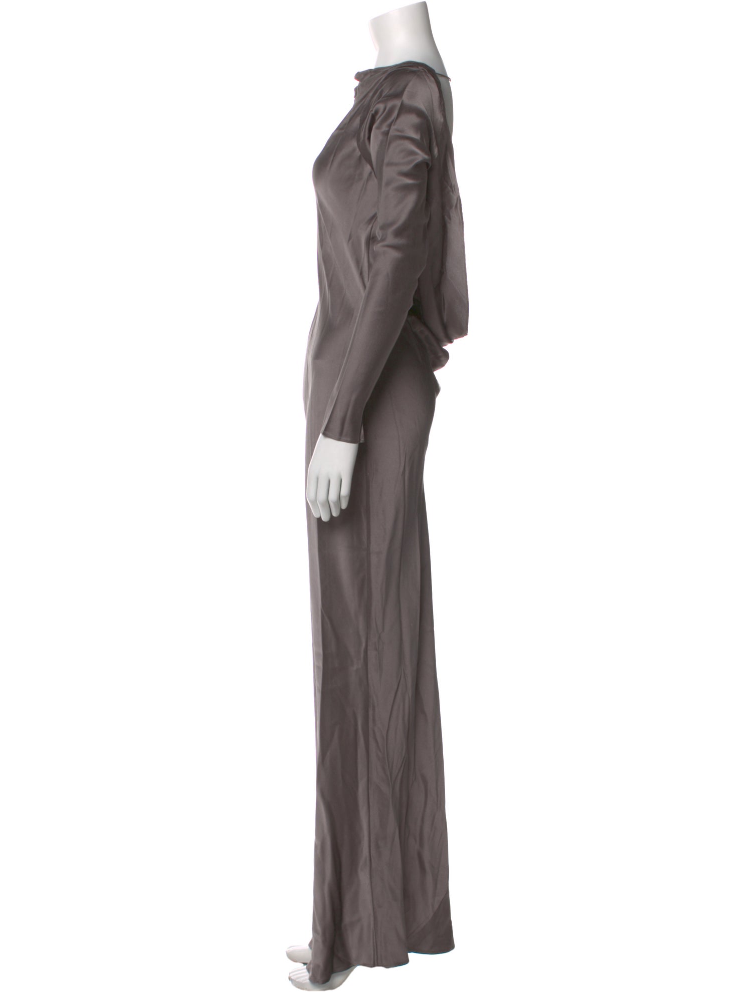 KES Silk Long Dress