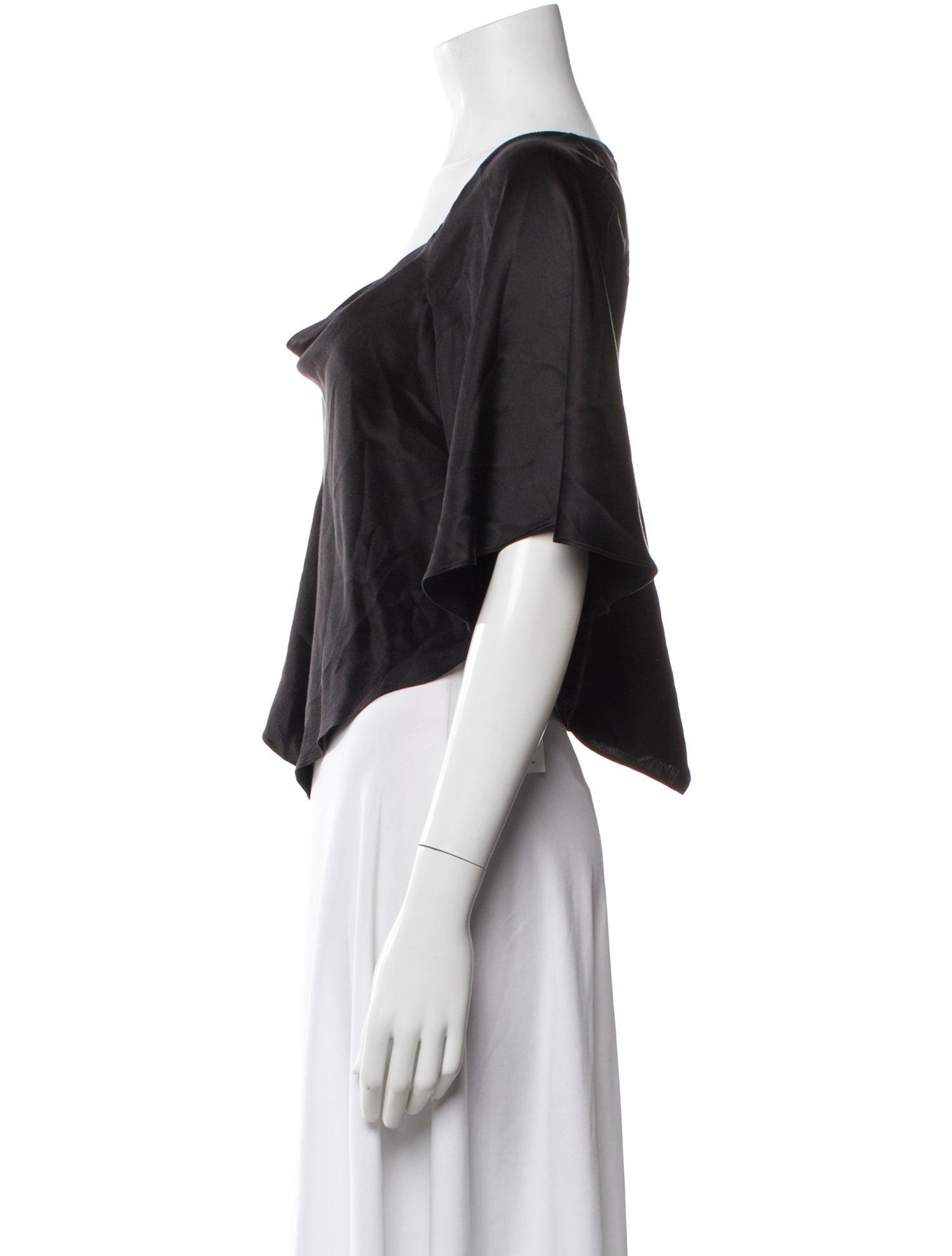 KES V-Neck Short Sleeve Blouse