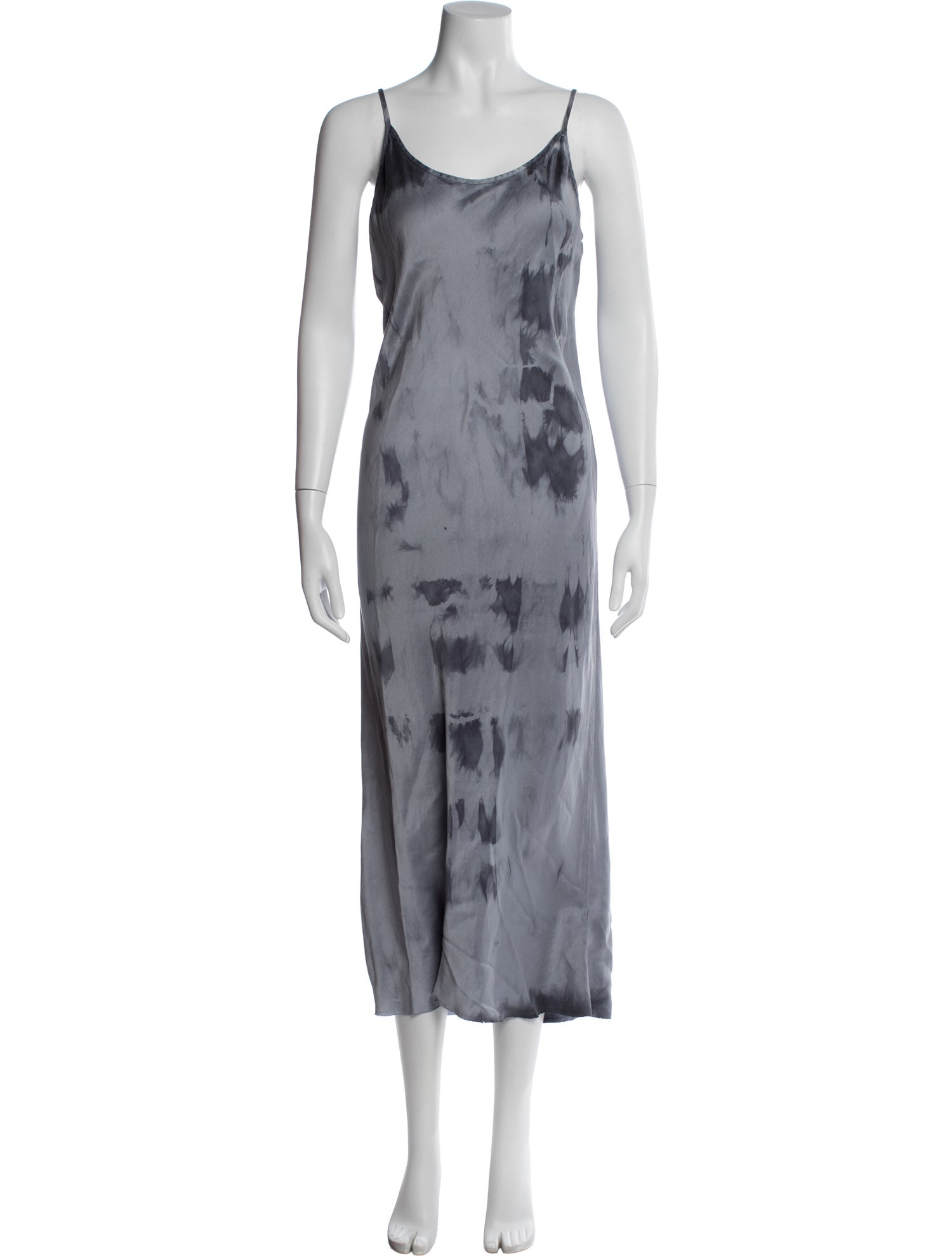 KES Silk Long Dress