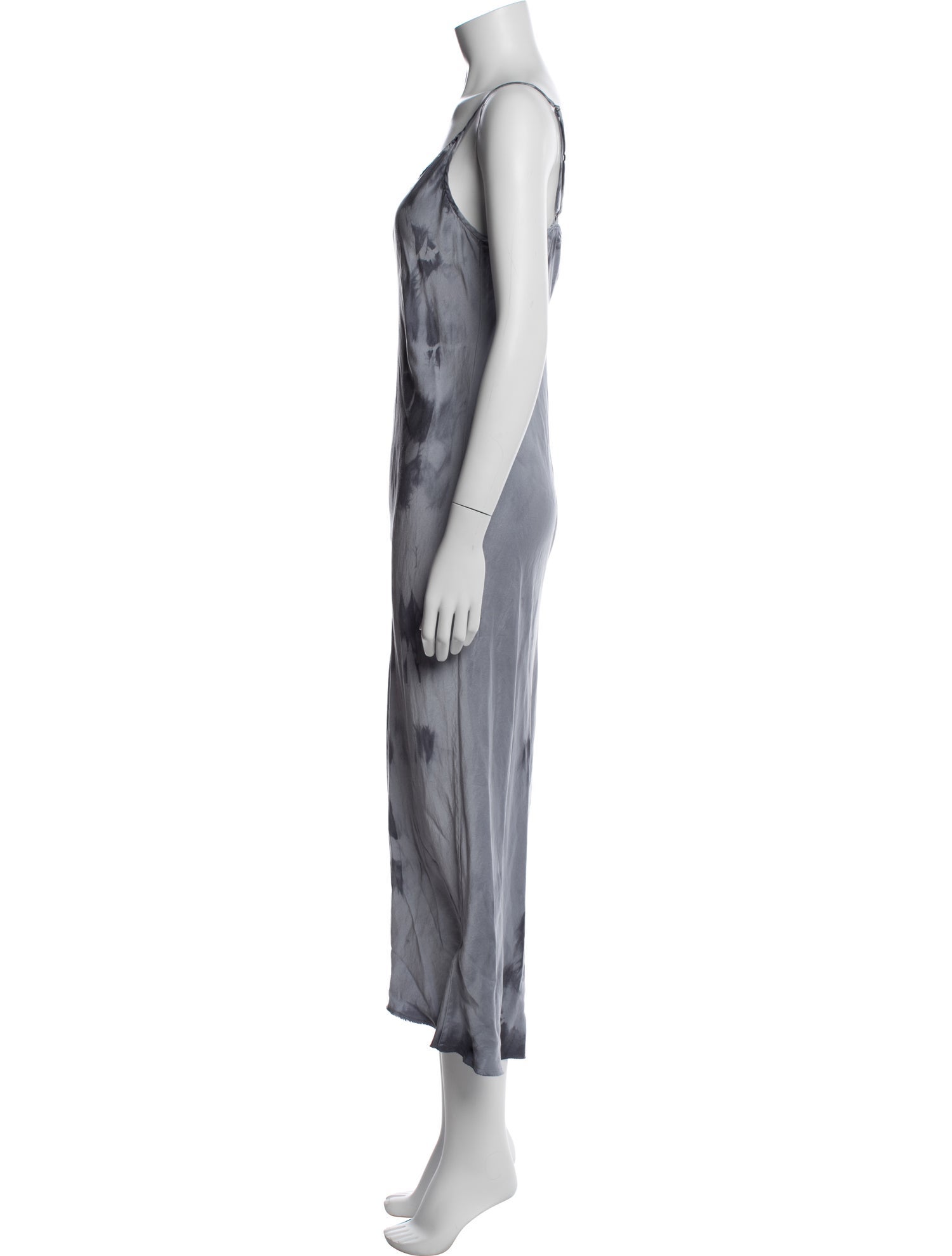 KES Silk Long Dress