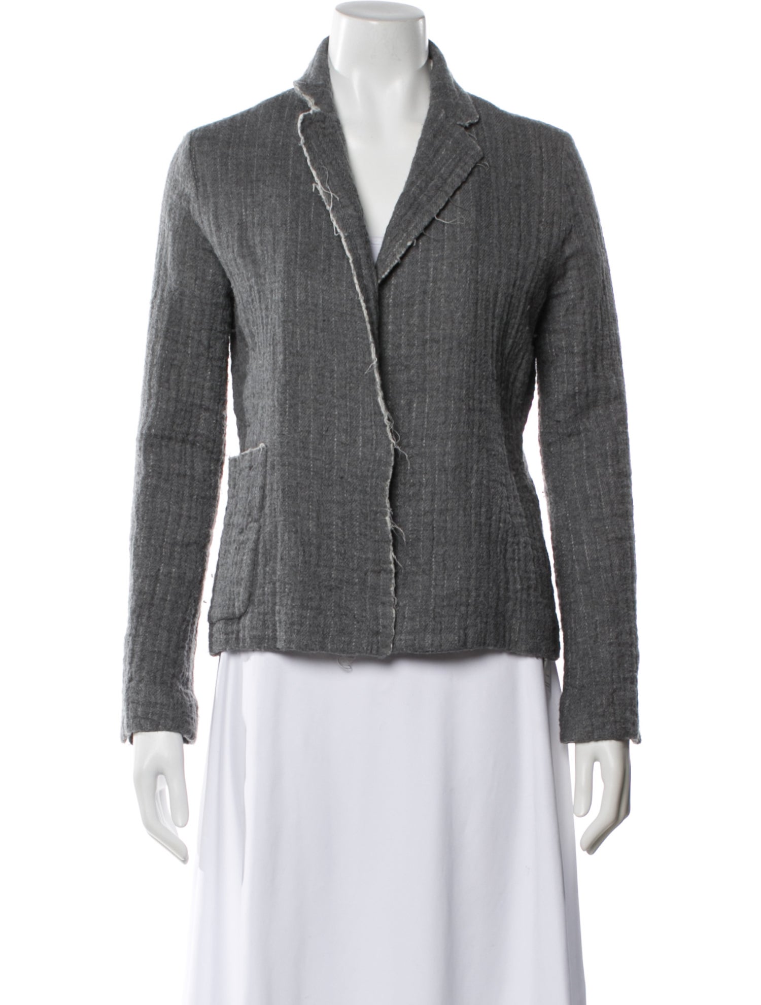 KES Wool Striped Blazer