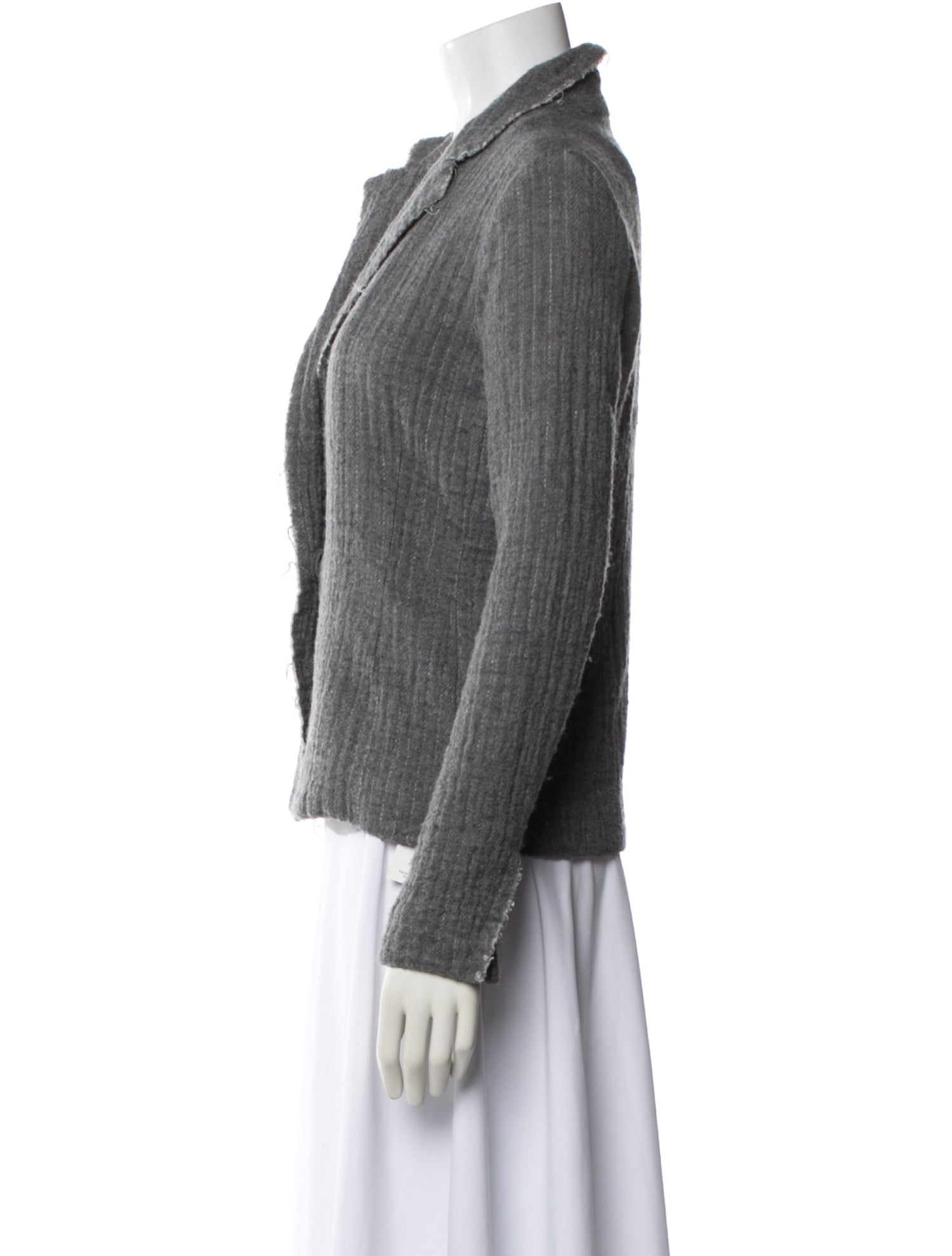 KES Wool Striped Blazer