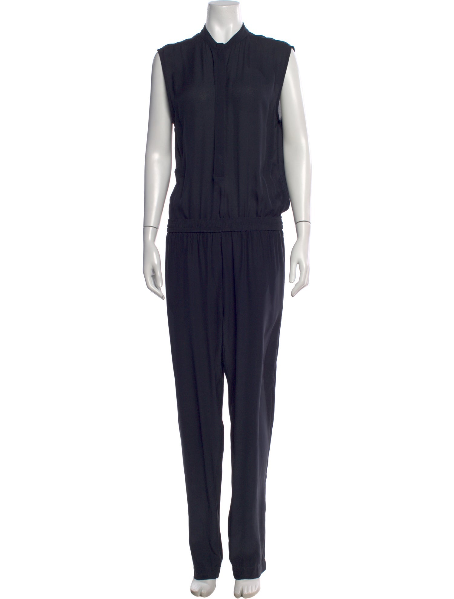 KES Silk Crew Neck Jumpsuit