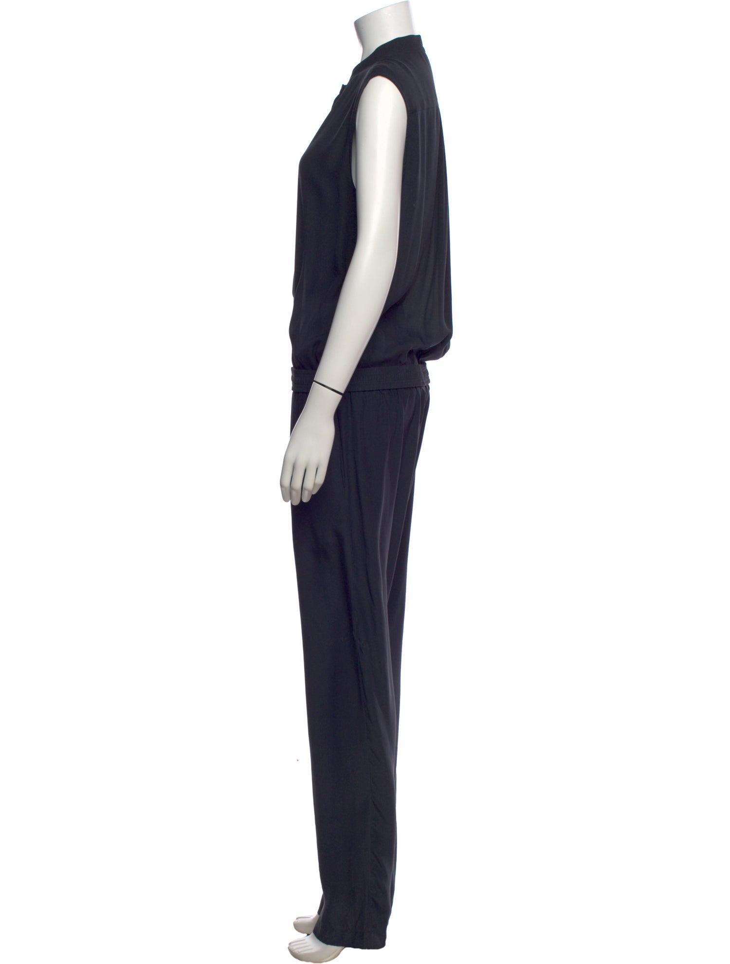 KES Silk Crew Neck Jumpsuit