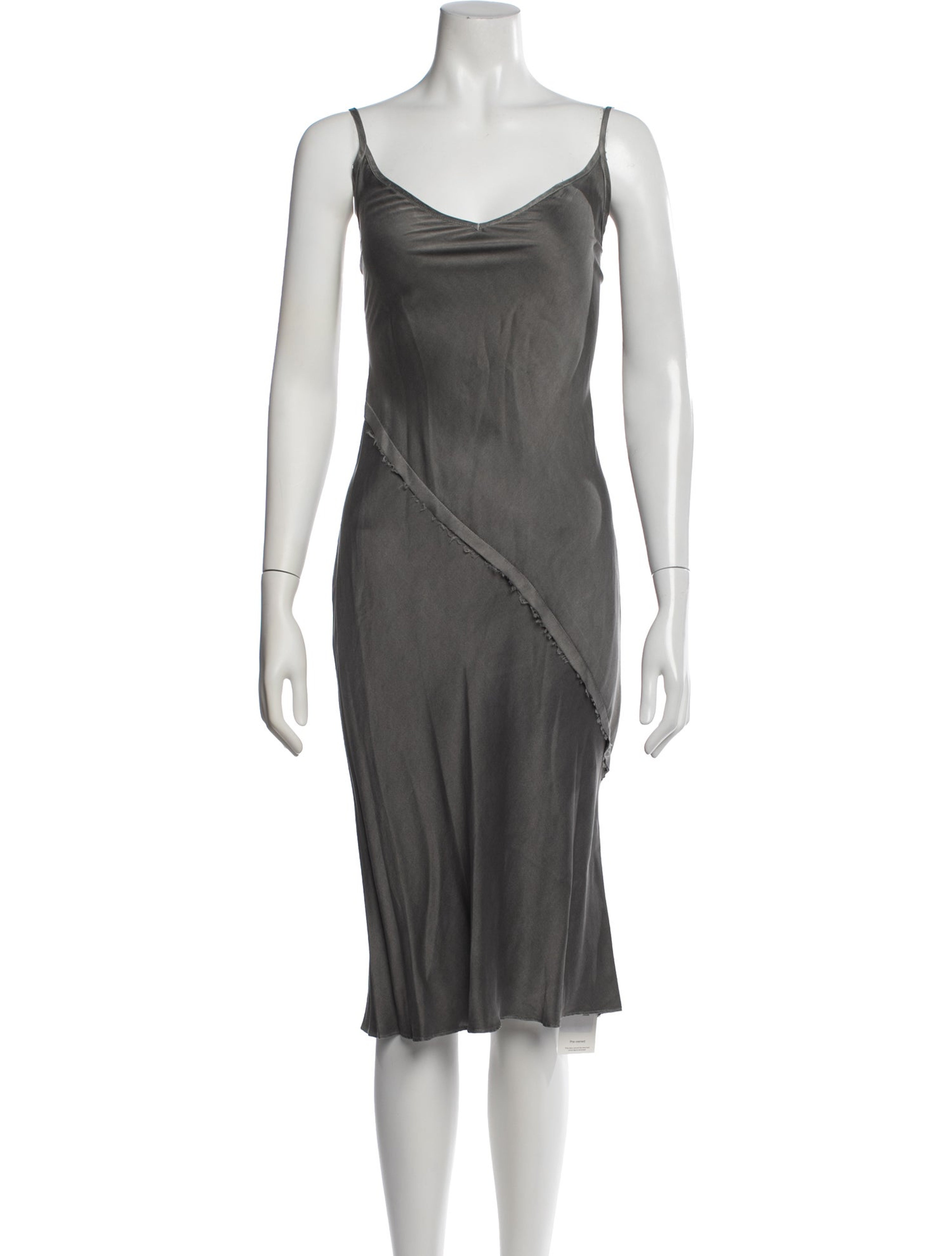 Silk Midi Length Dress w/ Tags
