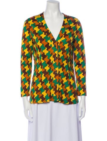 Ken Scott Tops Vintage 1970's Blouse L