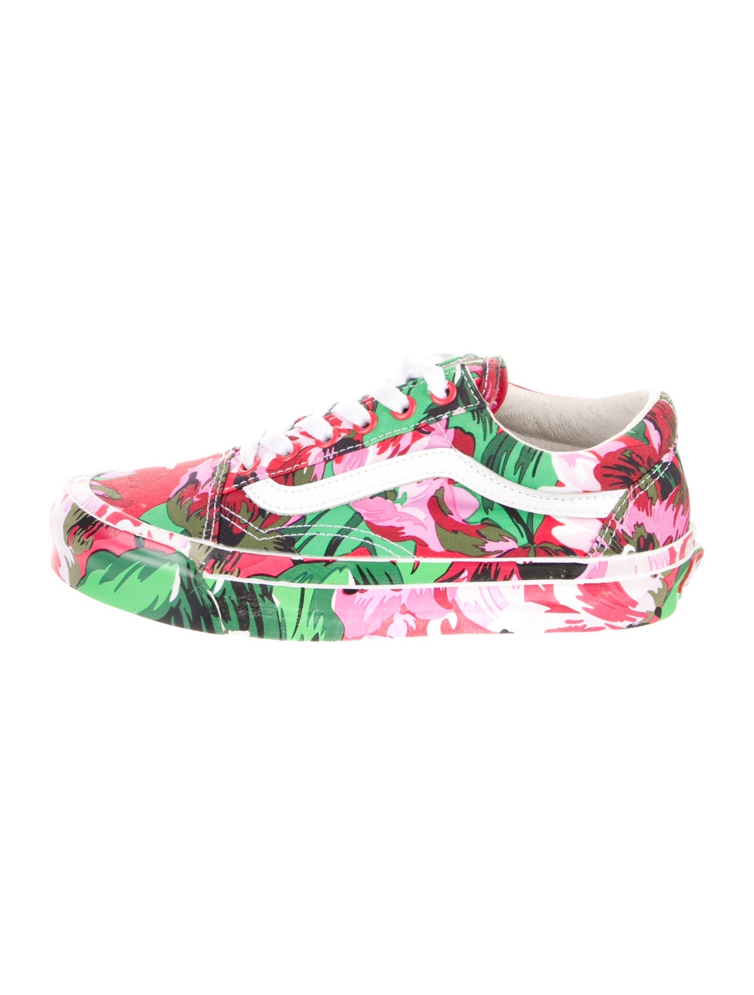 Kenzo x Vans Canvas Floral Print Sneakers