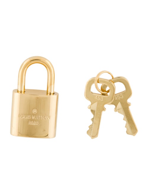 Louis Vuitton Brass Padlock w/ Keys