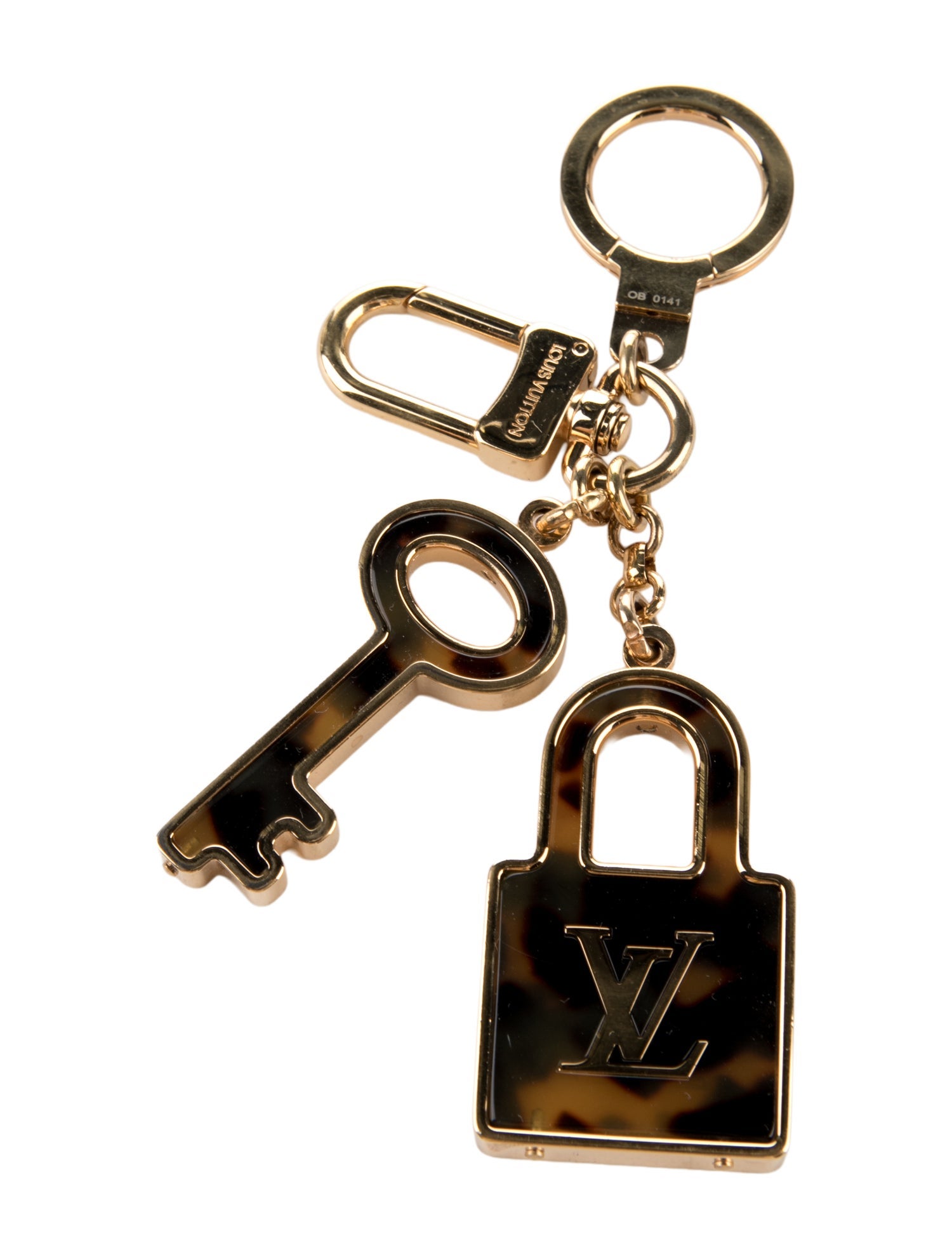 Louis Vuitton Louis Vuitton Lock & Key Keychain