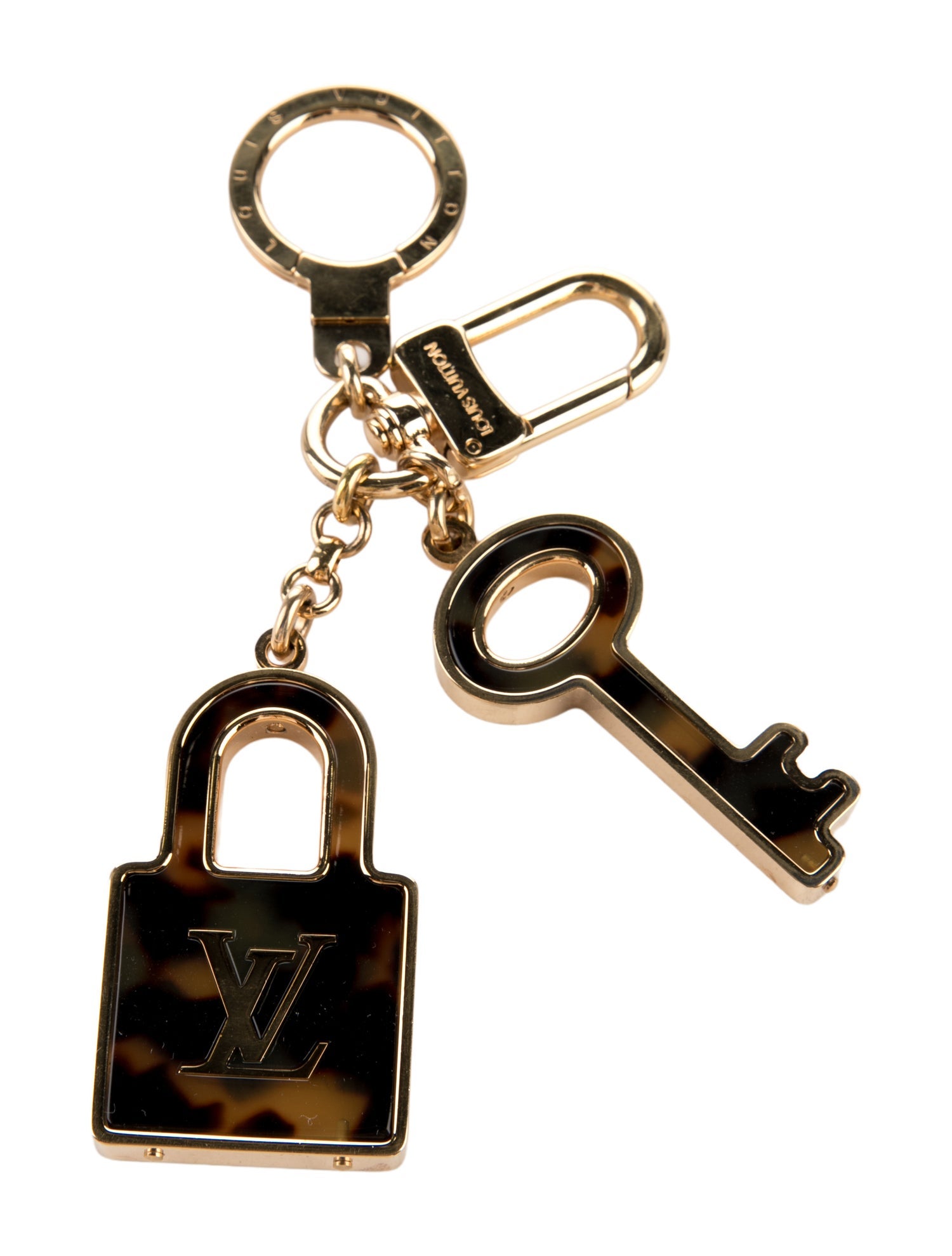 Louis Vuitton Louis Vuitton Lock & Key Keychain