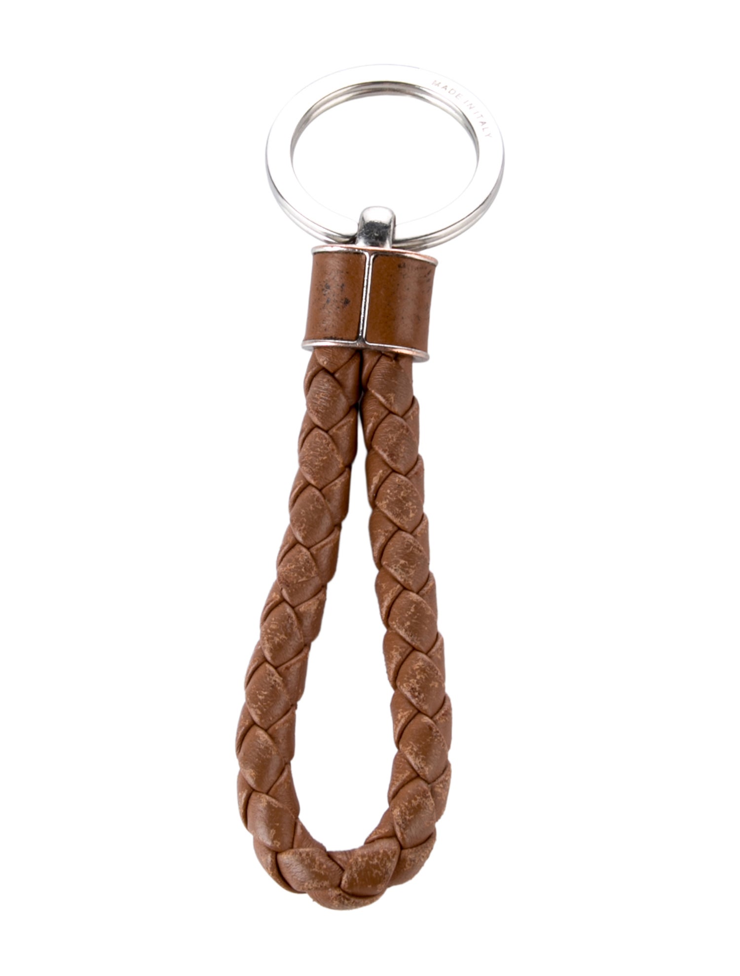 Bottega Veneta Braided Leather Keychain