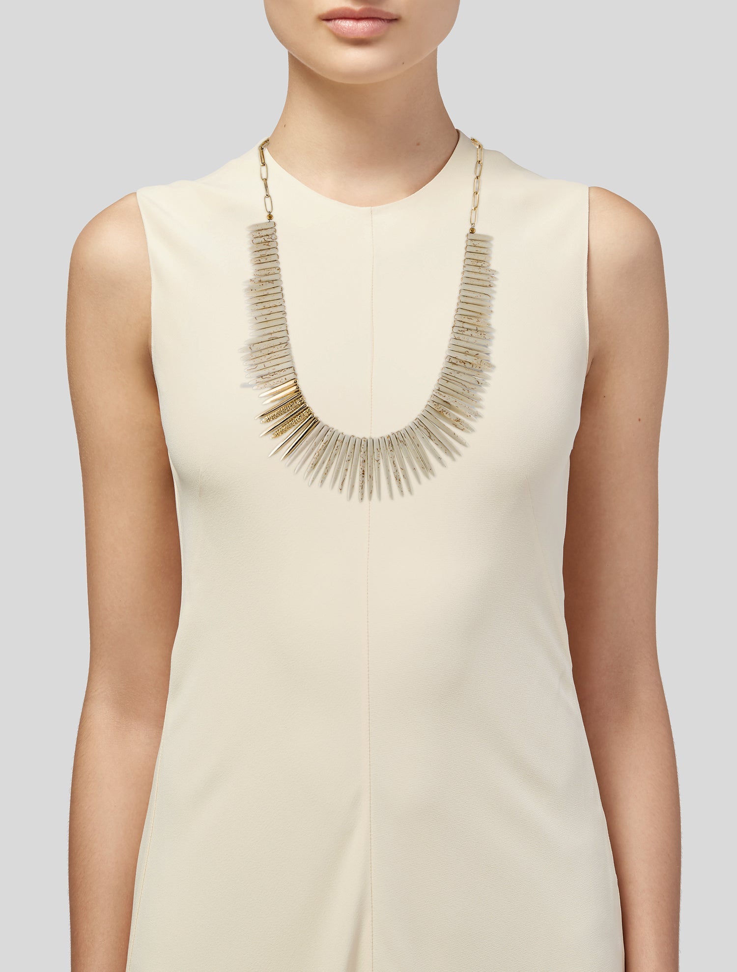 Kara by Kara Ross Resin Spike Collar Necklace
