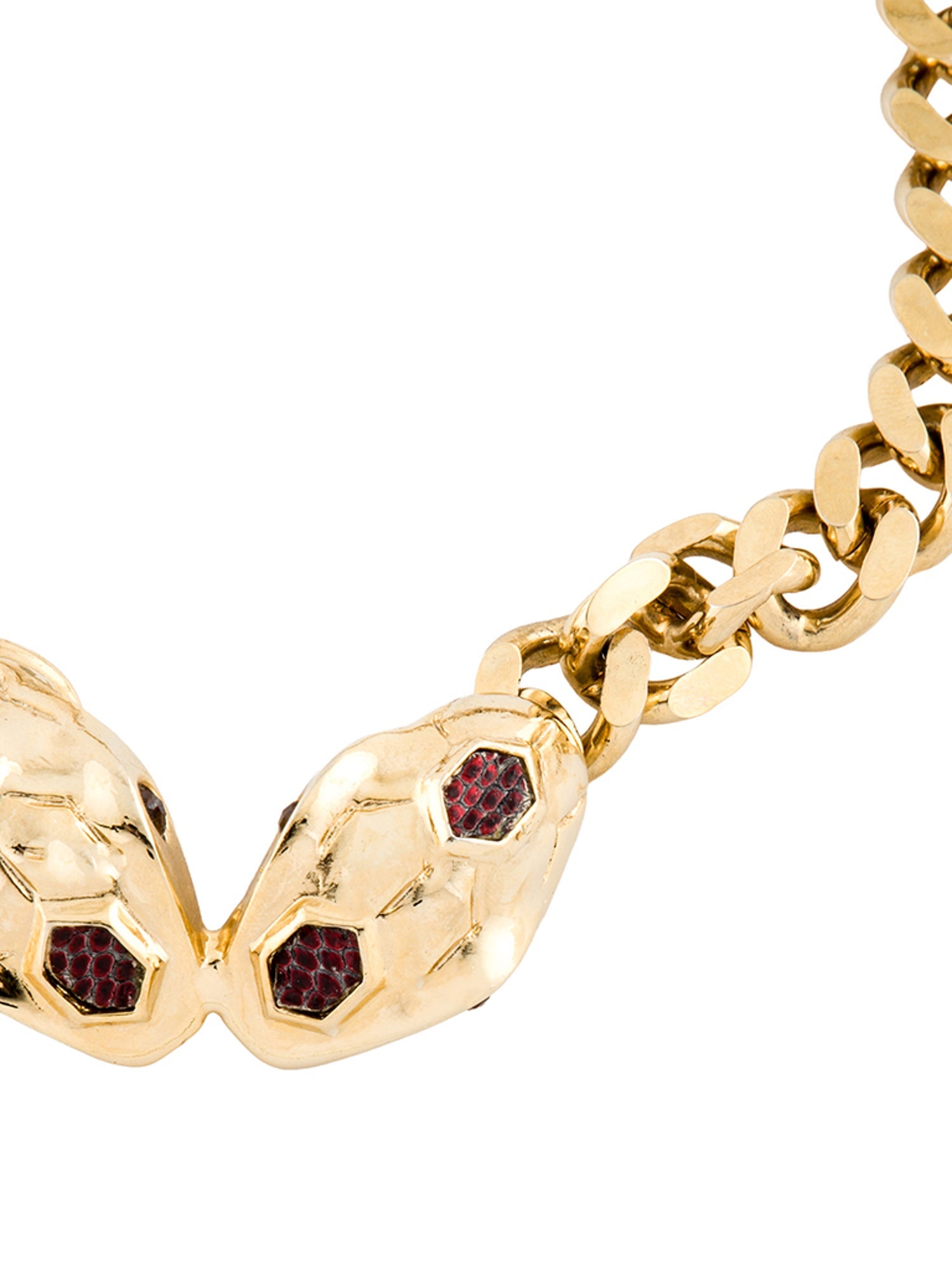 Kara by Kara Ross Serpent Link Collar Necklace