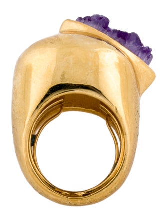 Kara by Kara Ross Purple Stone Cocktail Ring