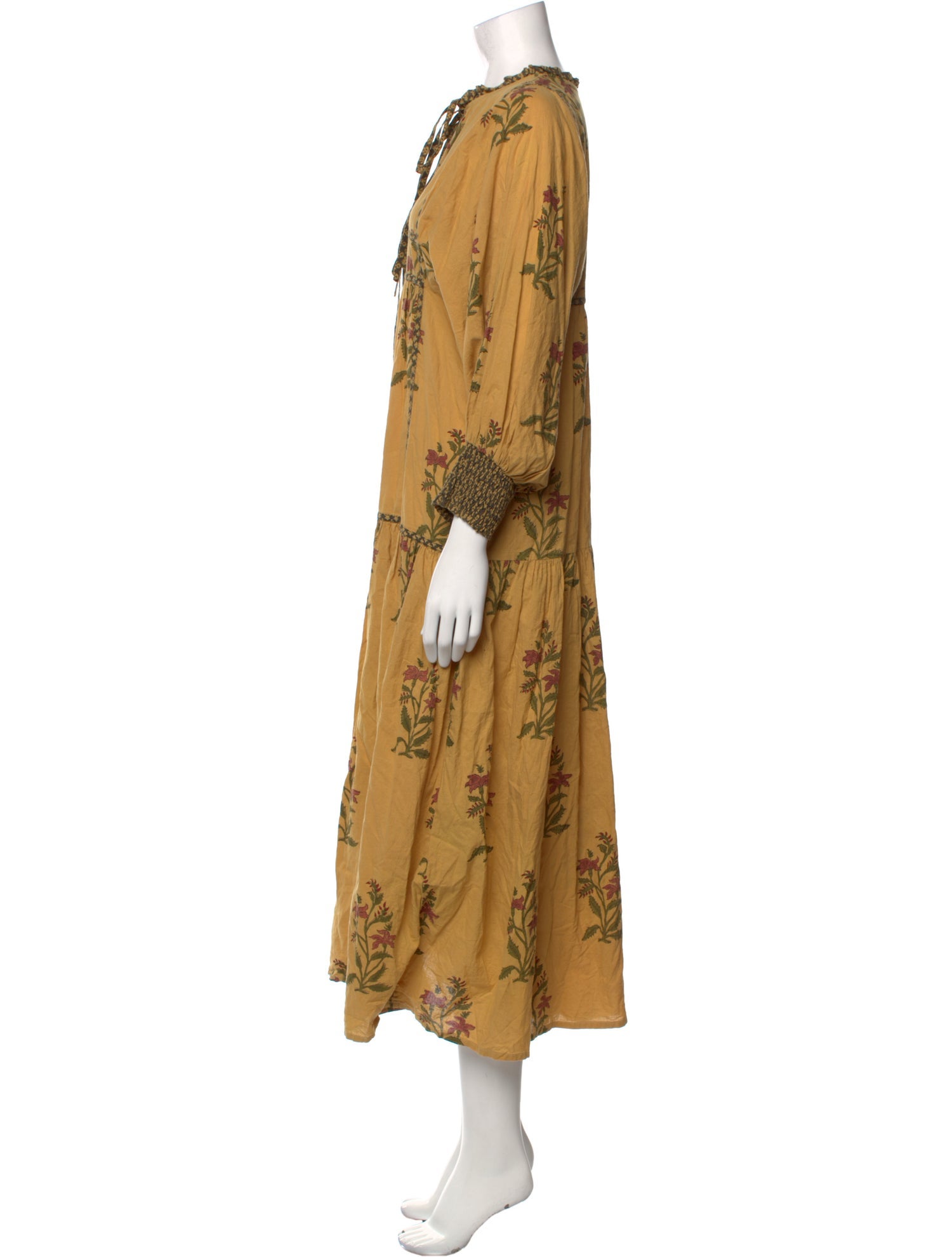 Kinga Csilla Floral Print Midi Length Dress