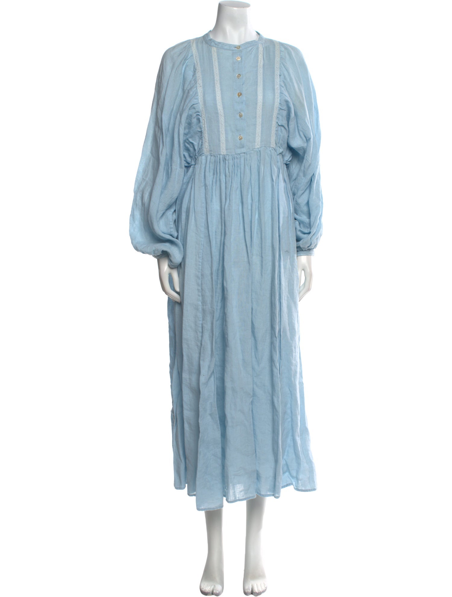 Kinga Csilla Linen Long Dress