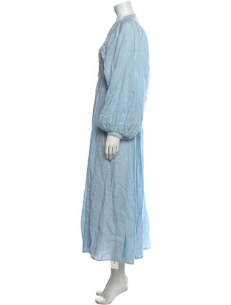 Kinga Csilla Linen Long Dress