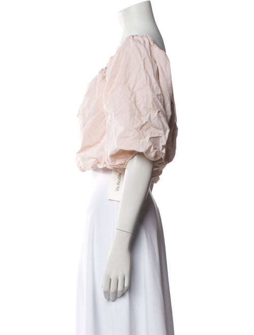 Kinga Csilla Scoop Neck Short Sleeve Crop Top