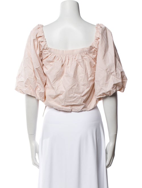 Kinga Csilla Scoop Neck Short Sleeve Crop Top