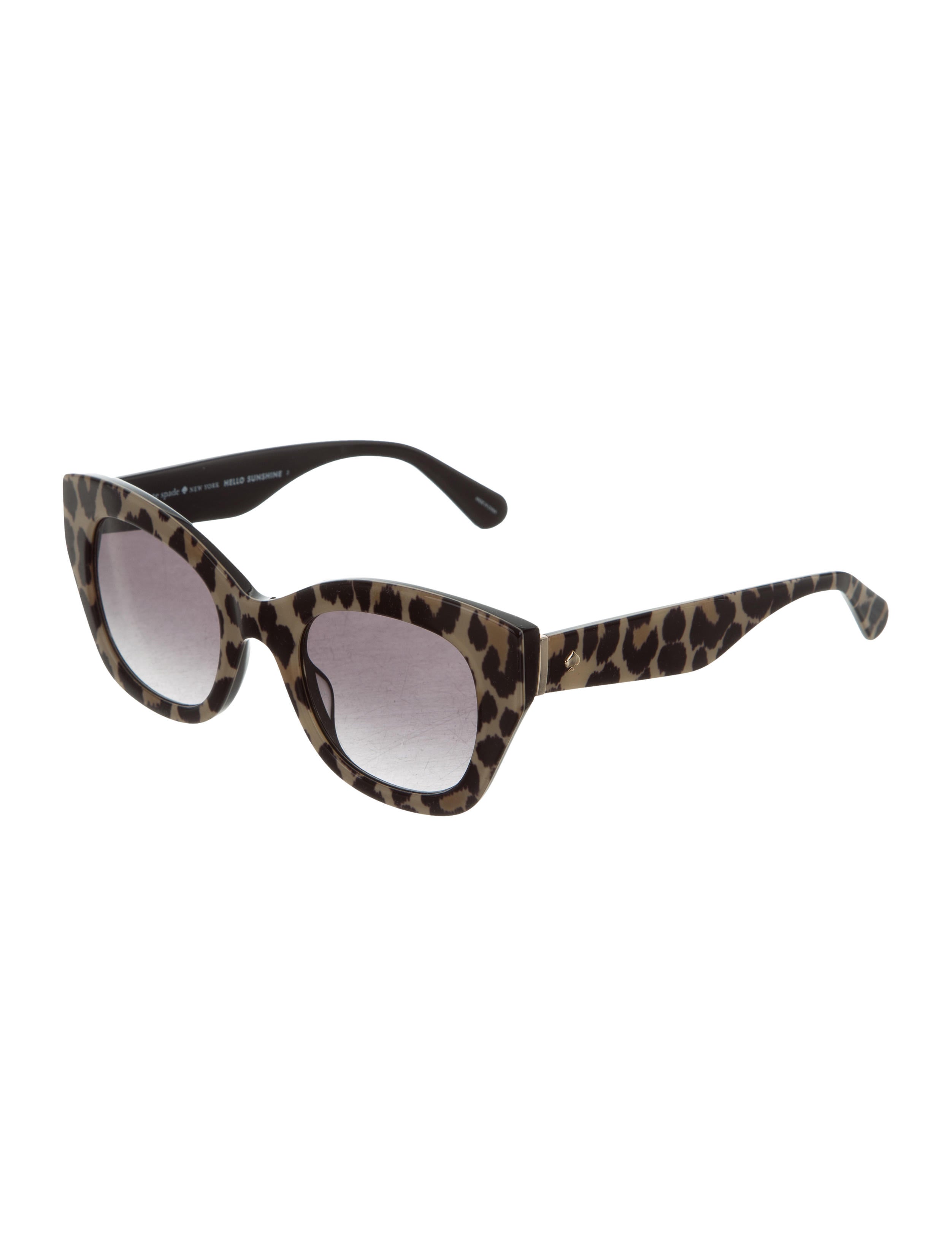 Kate Spade x Man Repeller Hello Sunshine Leopard Print Sunglasses