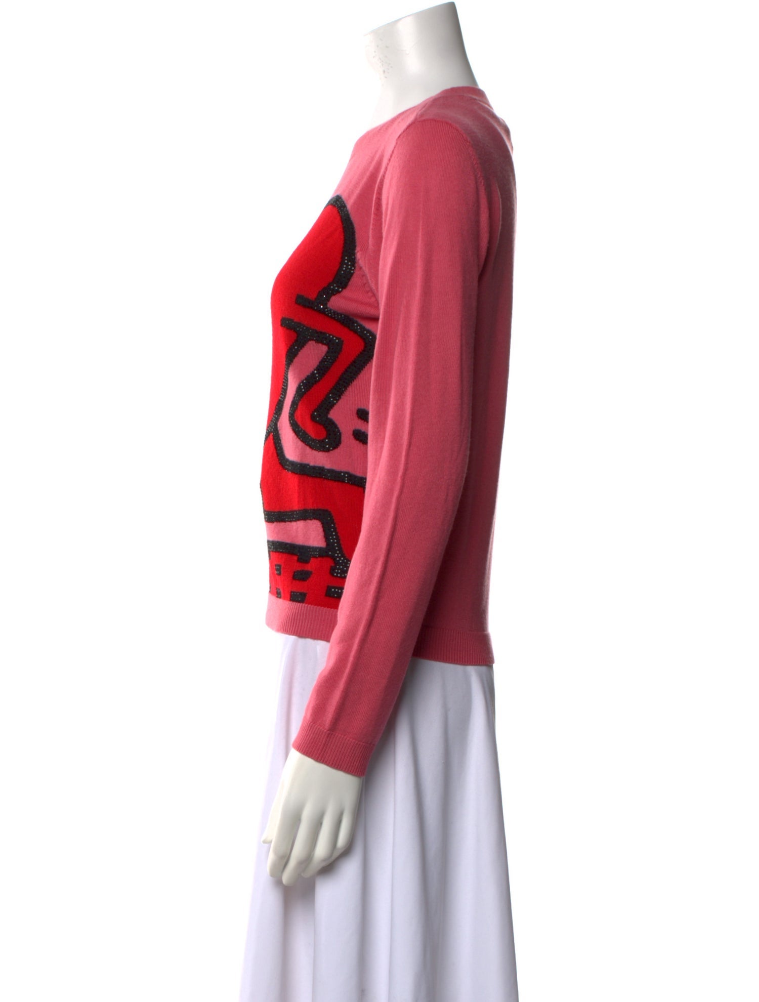 Keith Haring x Alice + Olivia Wool Printed Sweater w/ Tags