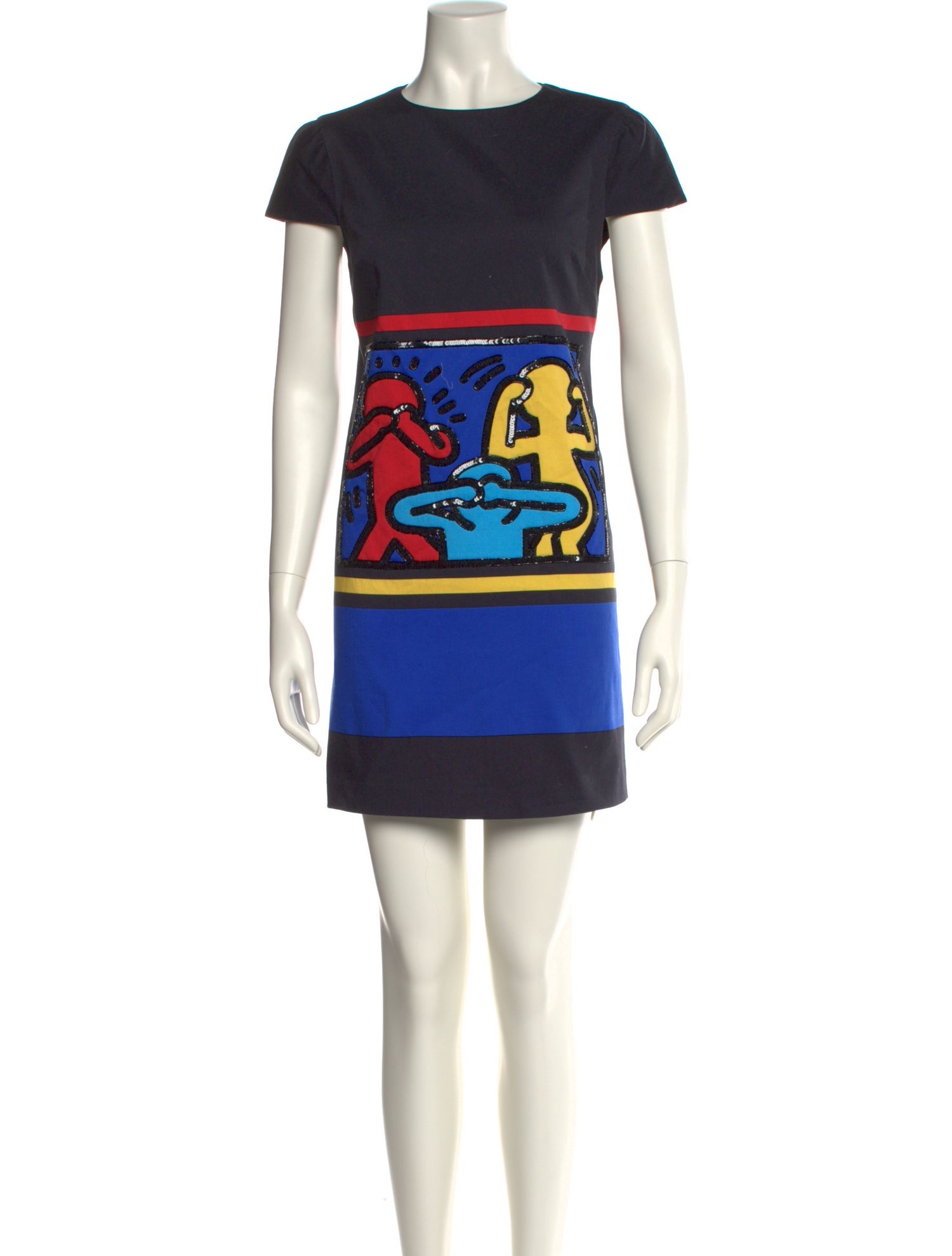 Keith Haring x Alice + Olivia Printed Mini Dress w/ Tags