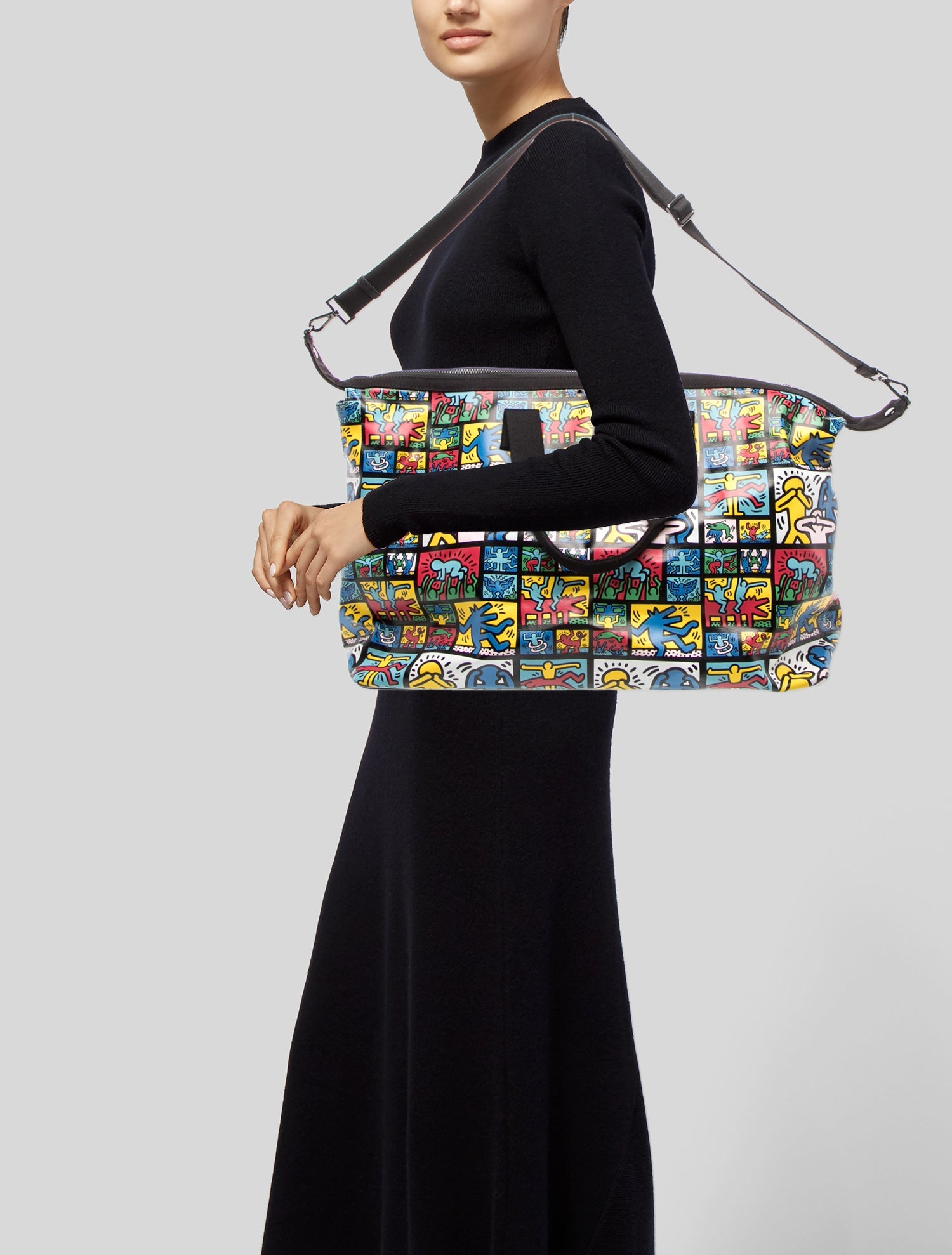 Keith Haring x Alice + Olivia Weekender Bag