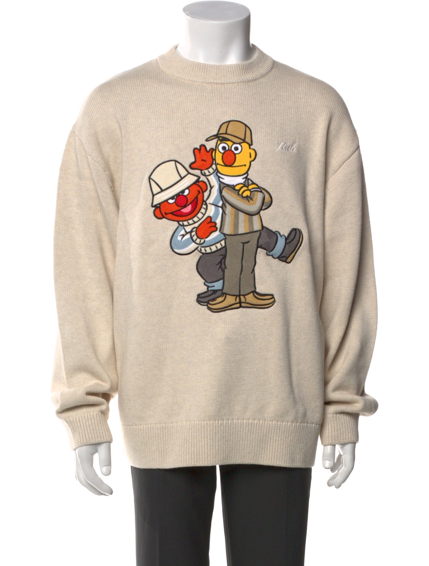 KITH x Sesame Street Graphic Print Crew Neck Pullover w/ Tags