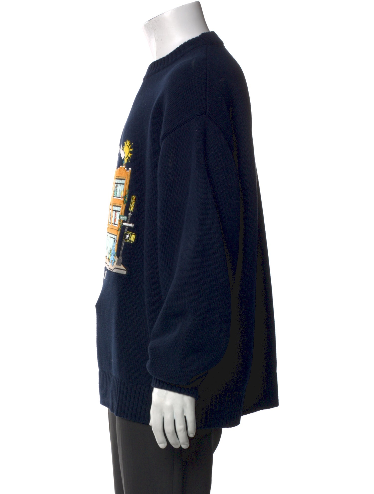 KITH x Sesame Street Graphic Print Crew Neck Pullover