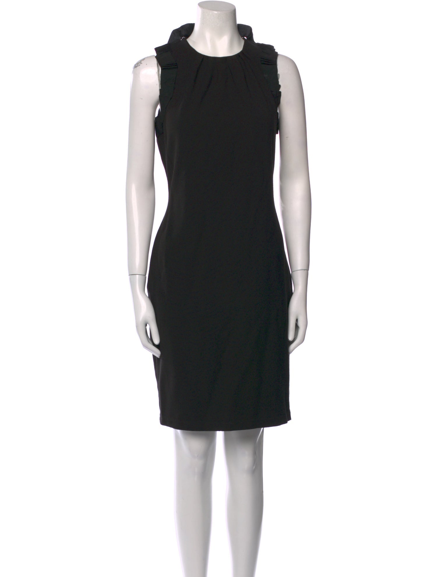 Khoon Hooi Mock Neck Mini Dress