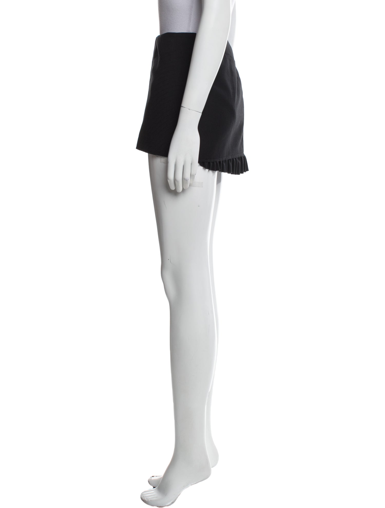 KHY Raw-Edge Trim Mini Skirt