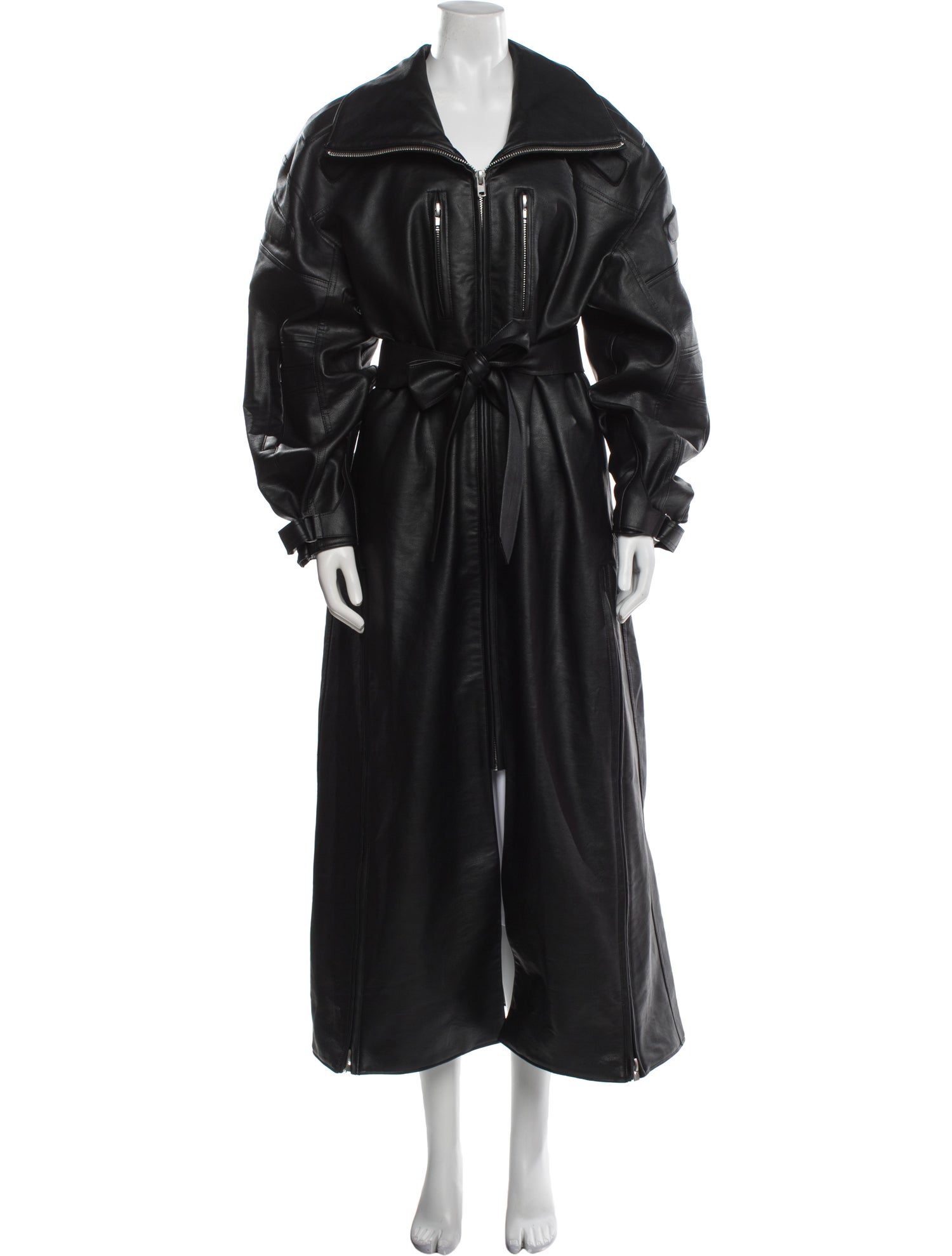 KHY Faux Leather Coat