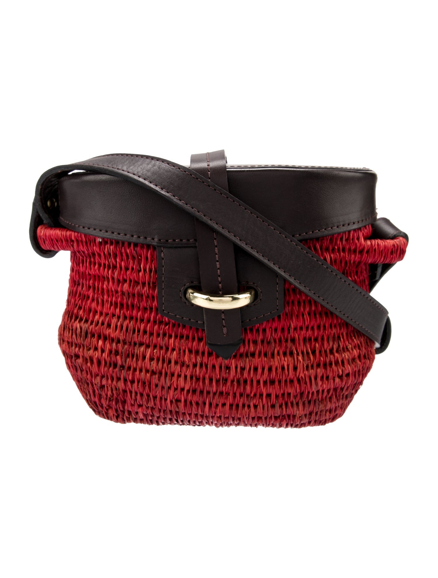 Khokho Straw Crossbody Bag