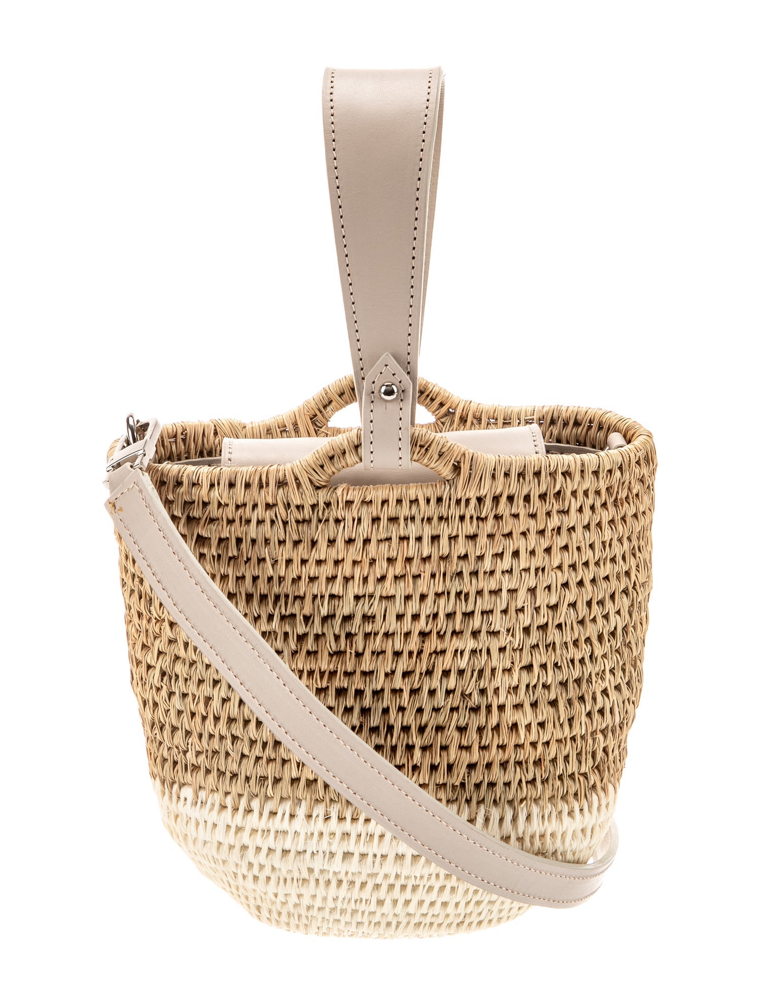 Khokho Straw Top Handle Bag