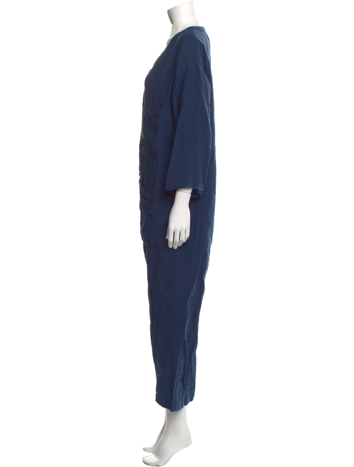 Ilana Kohn Linen V-Neck Jumpsuit
