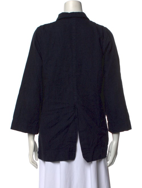 Ilana Kohn Printed Three-Quarter Sleeve Button-Up Top