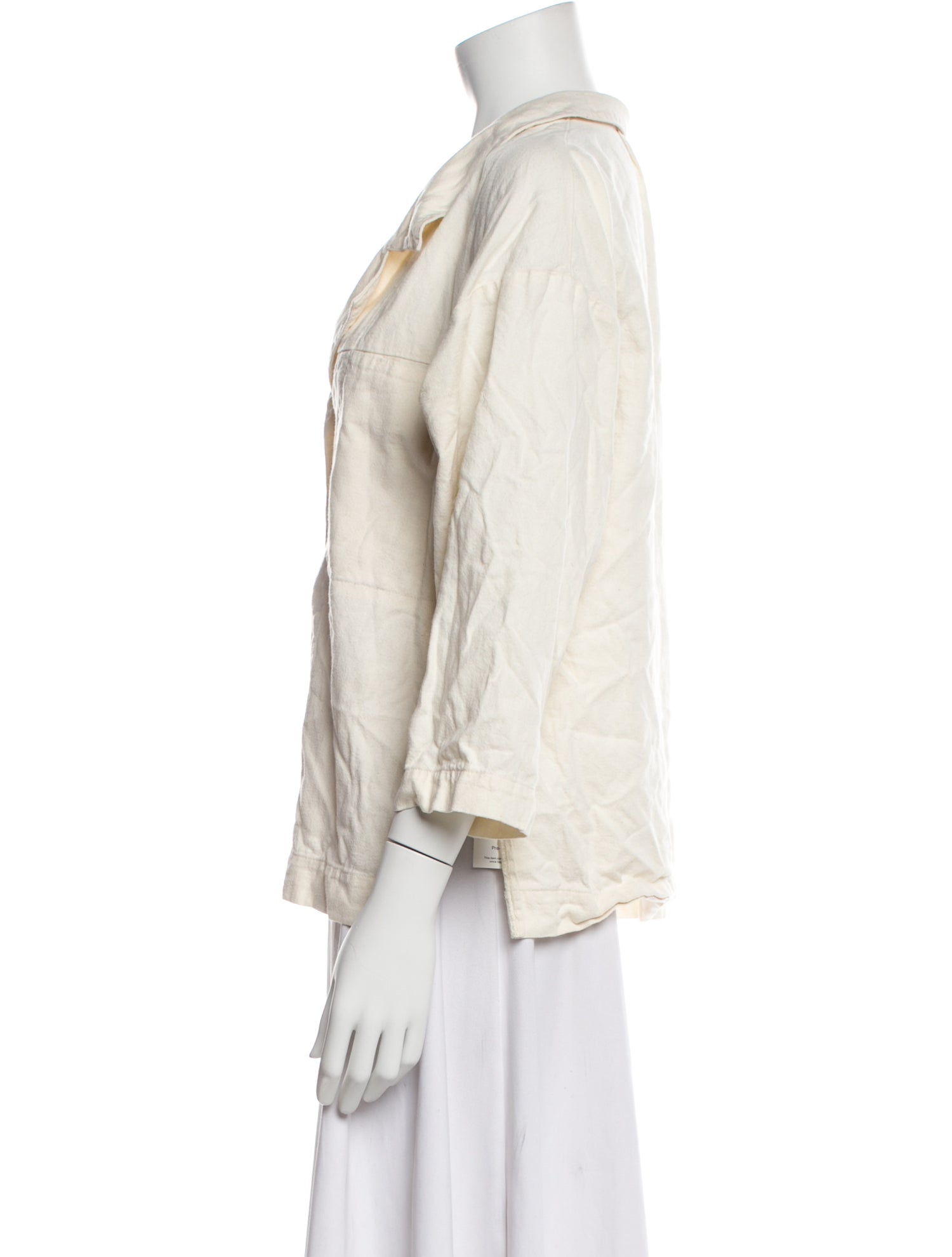 Ilana Kohn Three-Quarter Sleeve Button-Up Top