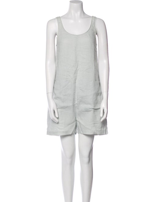 Ilana Kohn Linen Scoop Neck Romper