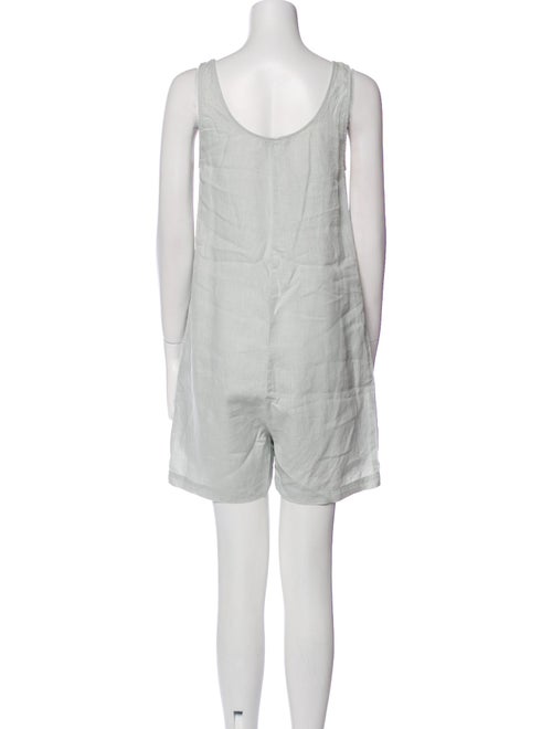 Ilana Kohn Linen Scoop Neck Romper