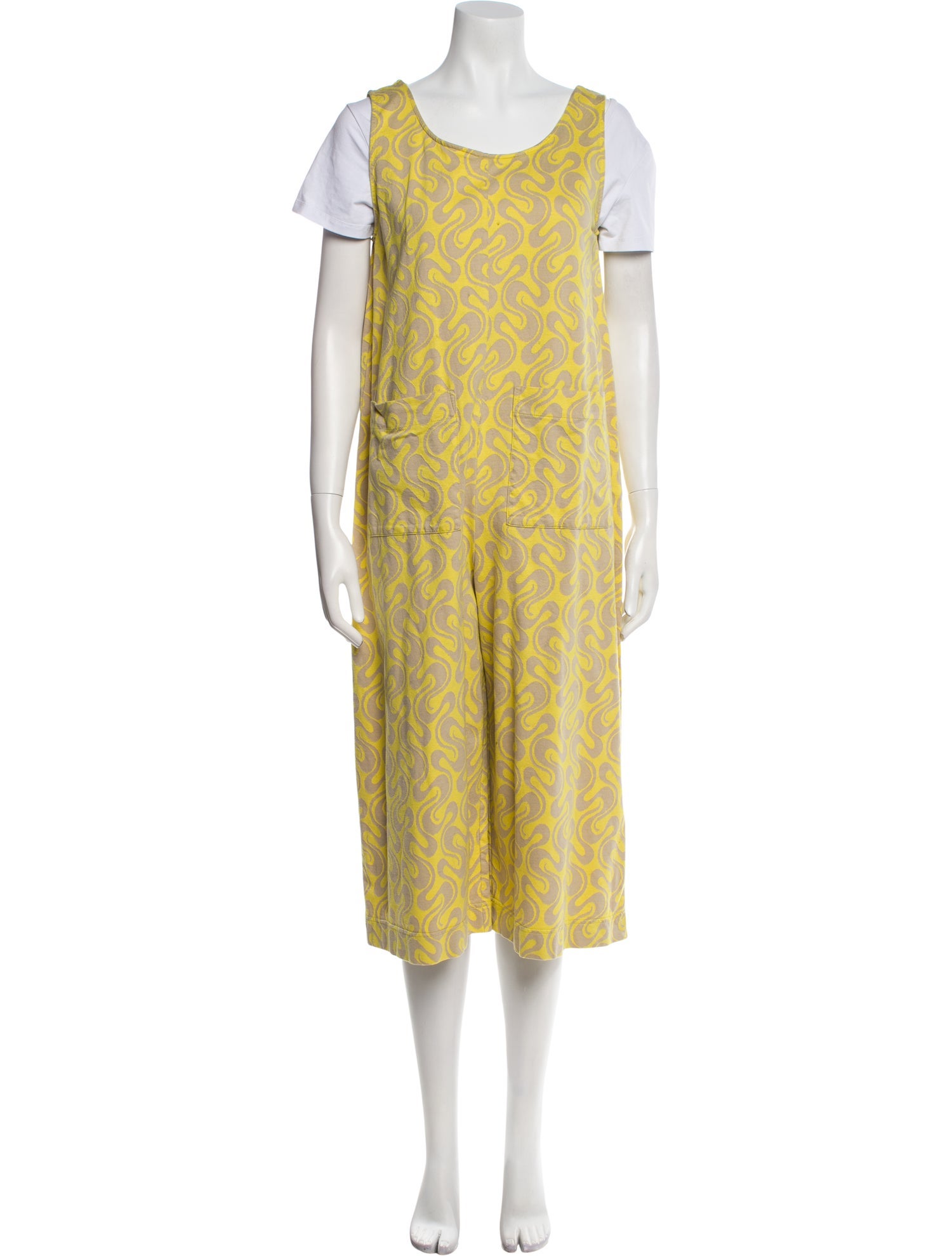 Ilana Kohn Printed Scoop Neck Jumpsuit