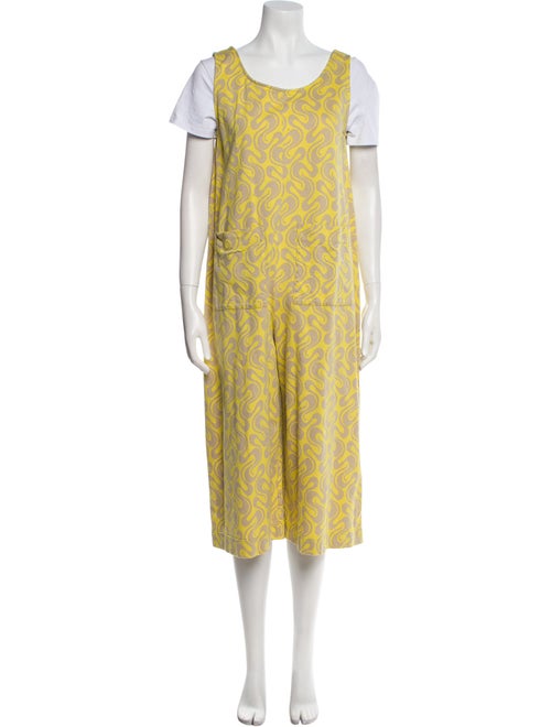 Ilana Kohn Printed Scoop Neck Jumpsuit