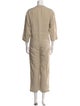 Ilana Kohn Linen V-Neck Jumpsuit