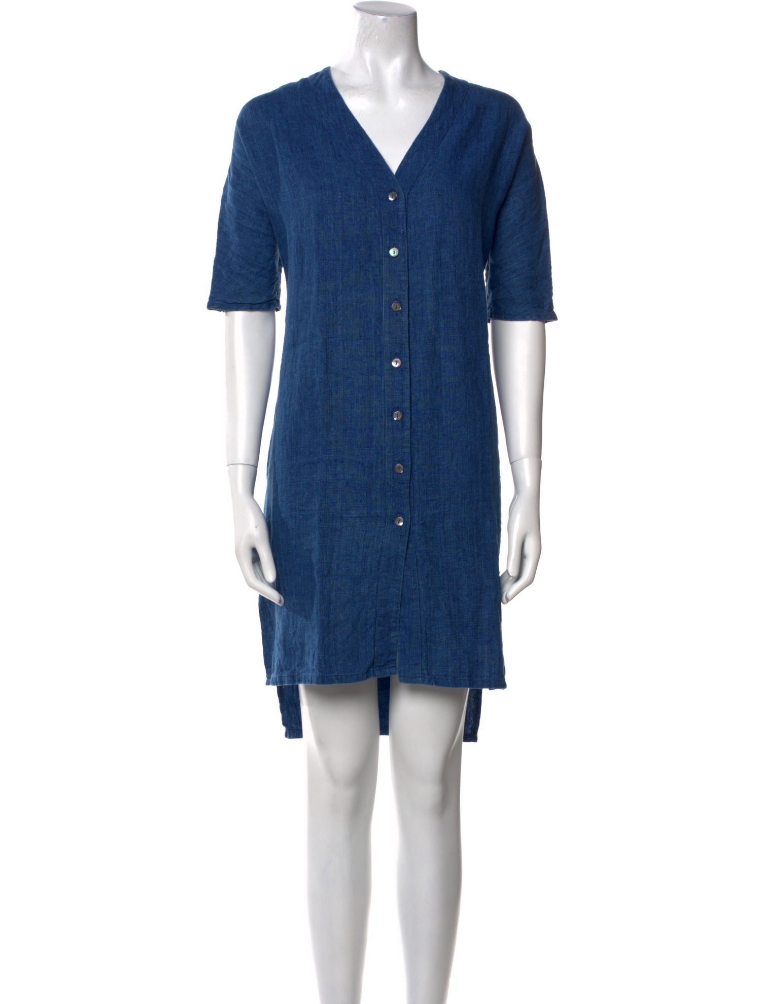 Ilana Kohn Linen Knee-Length Dress